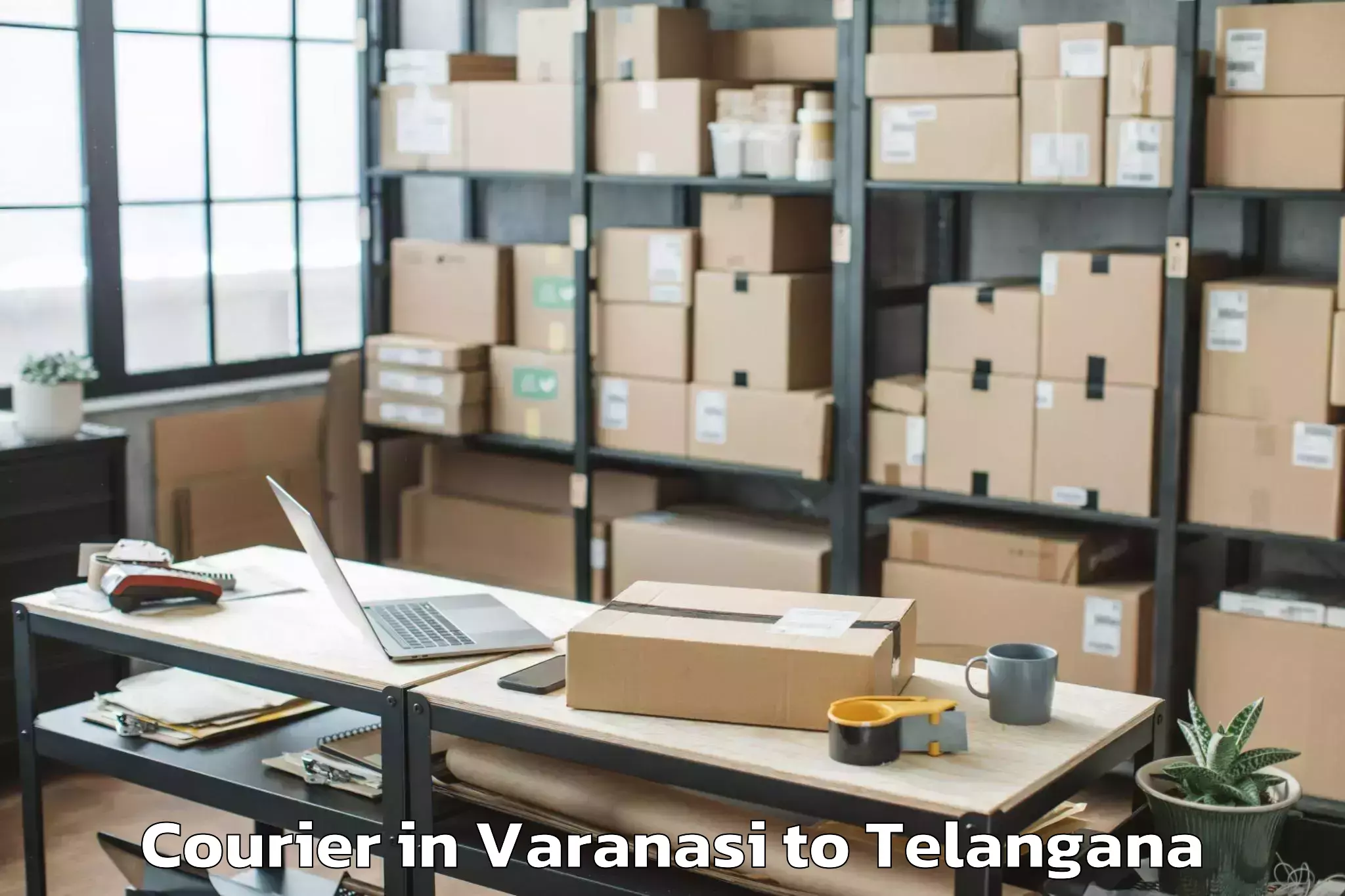 Book Varanasi to Singareni Courier